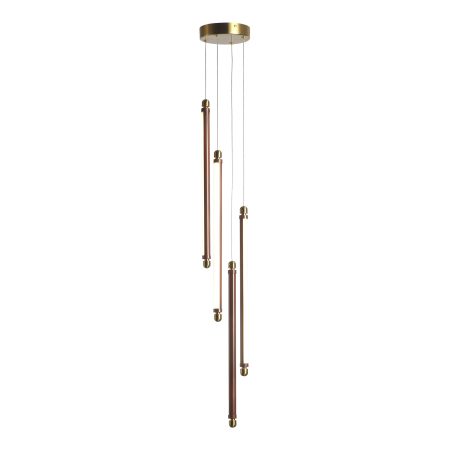 Уценка SL6225.303.04 Светильник подвесной ST-Luce Латунь/Терракотовый