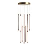 Уценка SL6225.303.10 Светильник подвесной ST-Luce Латунь/Терракотовый, Белый LED 10*6,5W 3000K BRICK — изображение 4