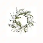 Венок еловый с белыми ягодами