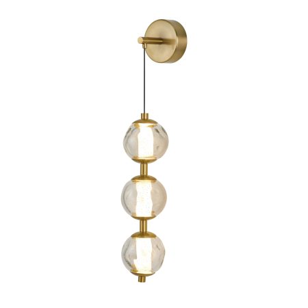 Настенный светильник OB2437 brass/clear