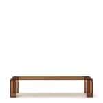 Журнальный столик Adularia из стекла коричневого цвета 140 x 60