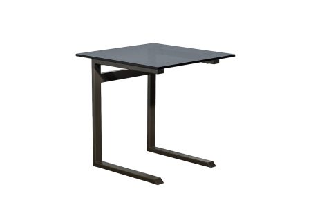 57EL-11011 Стол журнальный приставной серый