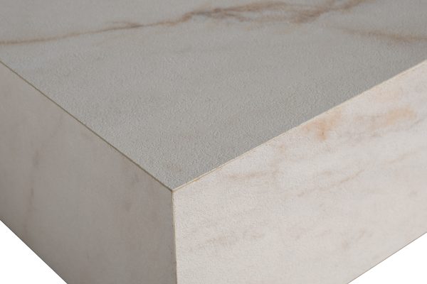 57EL-93601 Стол журнальный AGATE светлый керамический 120*80*29см — изображение 3