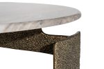 69-23303 Стол журнальный мраморный d100*45см — изображение 2