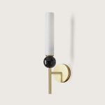 Бра Delie золотой металл - черный мрамор