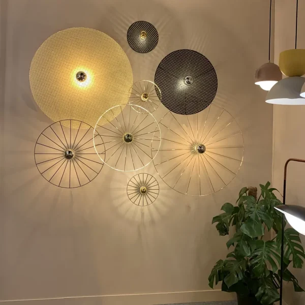 Бра Tan Tan A1053/10 см металл хром + 1125/90 см натуральный ротанг — изображение 2