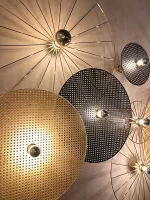 Бра Tan Tan A1053/10 см металл хром + 1125/90 см натуральный ротанг — изображение 3