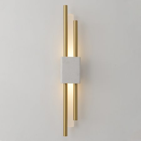 Бра Crystal Lux CARTA AP6W LED WHITE/BRASS