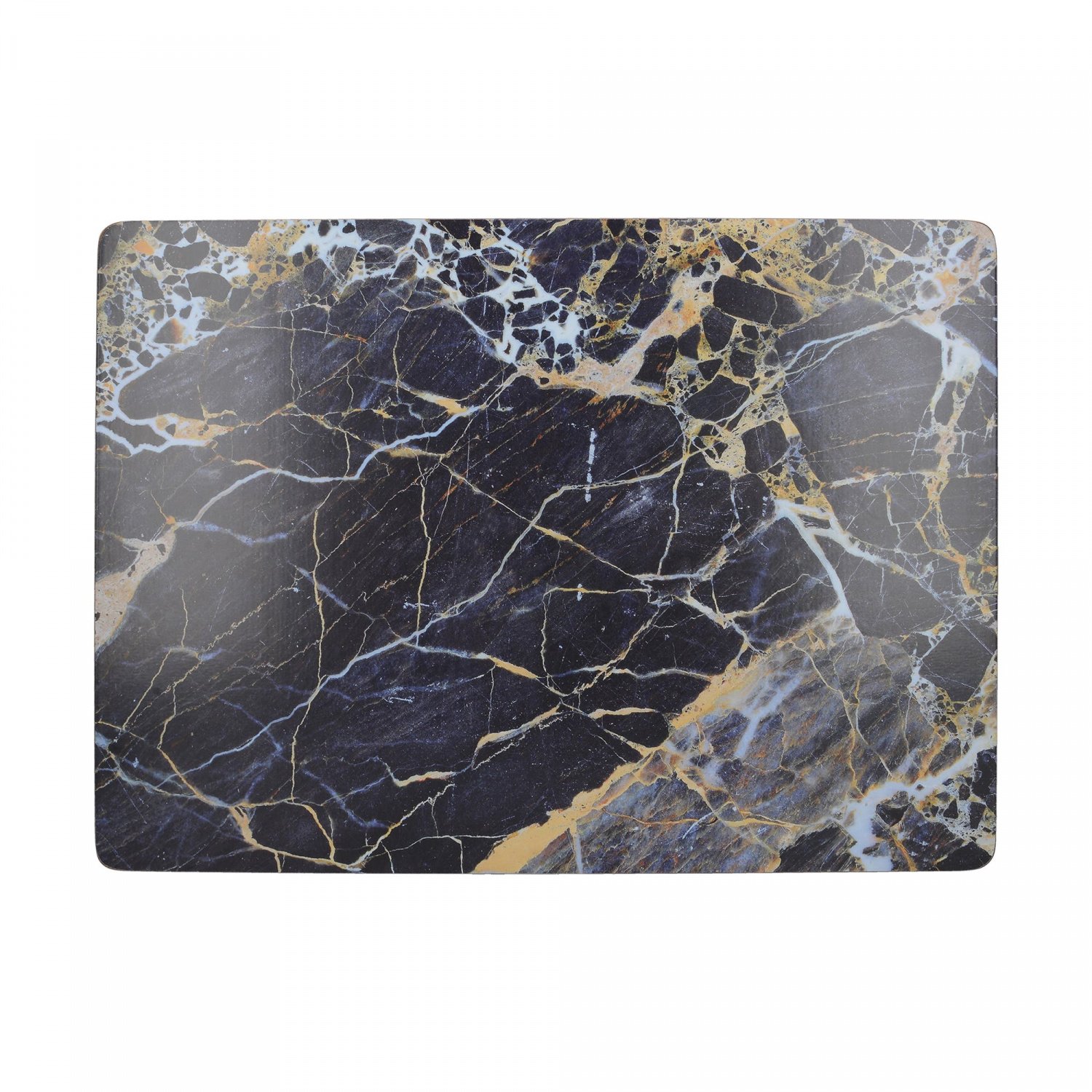 Creative Tops Набор из 4 подставок Navy Marble 40x29 Creative Tops Набор из 4 подставок Navy Marble 40x29