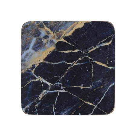Creative Tops Набор из 6 подставок Navy Marble 10x10