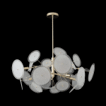 Люстра Crystal Lux DANDELION SP10 GOLD — изображение 2