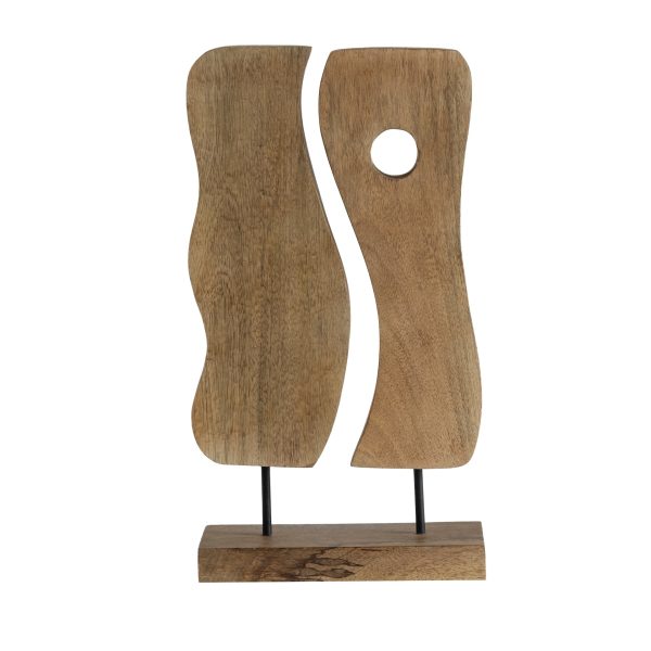 Декор для интерьера деревянный, фигурка абстракция АМУРТА ЕК — изображение 3