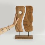 Декор для интерьера деревянный, фигурка абстракция АМУРТА ЕК — изображение 4