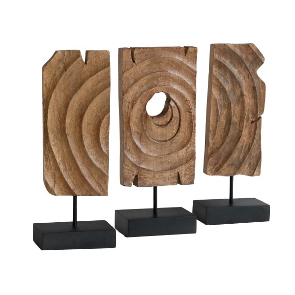 Декор для интерьера деревянный, фигурка абстракция АМУРТА ГАРАХА Триединство — изображение 3