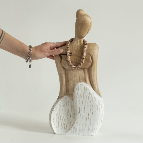 Декор для интерьера деревянный, фигурка девушка ЧИТРА ЧХАХ — изображение 4