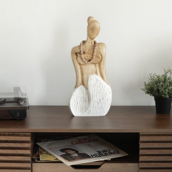 Декор для интерьера деревянный, фигурка девушка ЧИТРА ЧХАХ — изображение 5