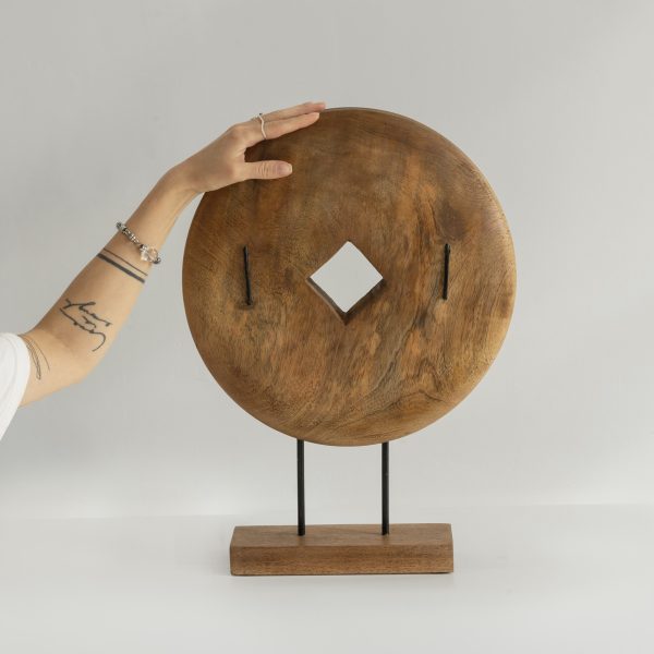 Декор для интерьера деревянный, фигурка колесо АМУРТА ДО — изображение 4