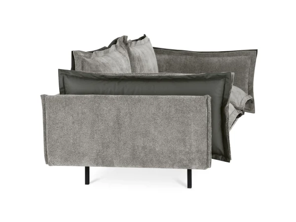 Диван Barcelona 2-местный серый, светло-серый — изображение 3