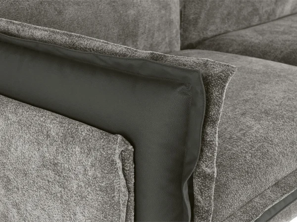 Диван Barcelona 2-местный серый, светло-серый — изображение 4