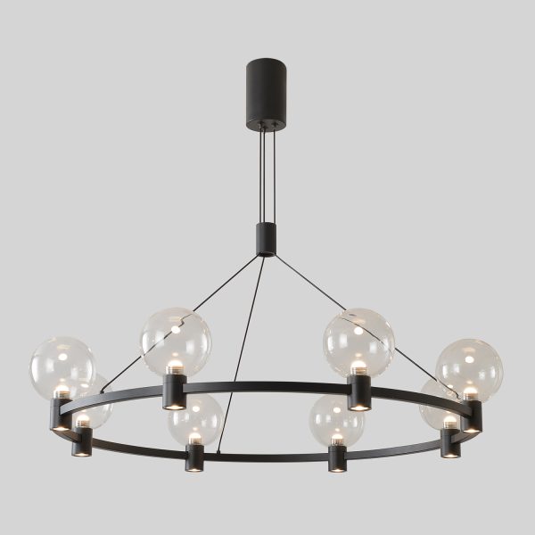 Люстра Crystal Lux DUET SP56W LED BLACK — изображение 3