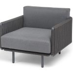 "Джелло" кресло плетеное из роупа