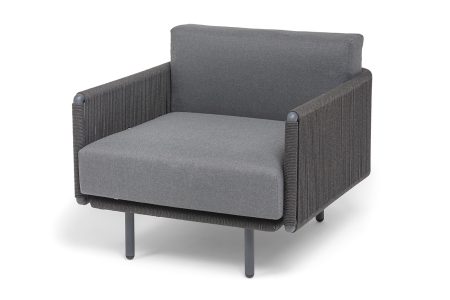 "Джелло" кресло плетеное из роупа