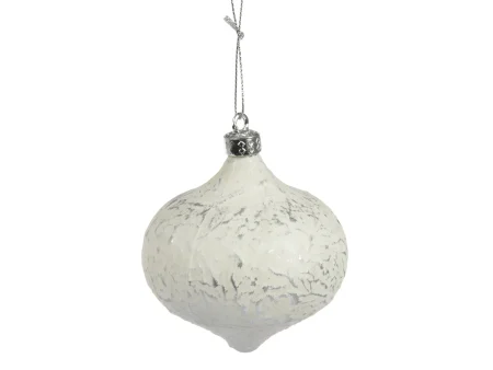 Елочное украшение Foil White