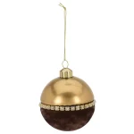 Елочное украшение шар Shiny velvet