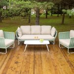 "Фиджи" лаунж-зона 5-местная плетеная из роупа (веревки)