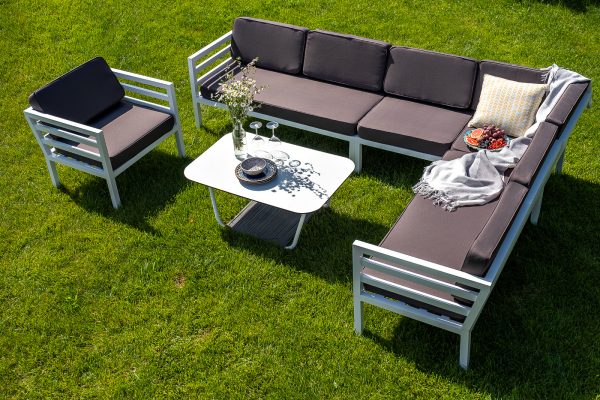 "Глория" модуль диванный левый, каркас из алюминия — изображение 4