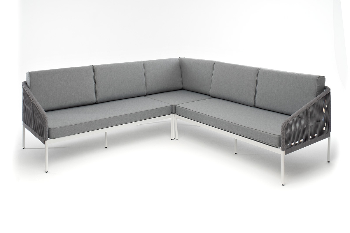 "Канны" диван модульный плетеный из роупа "Канны" диван модульный плетеный из роупа