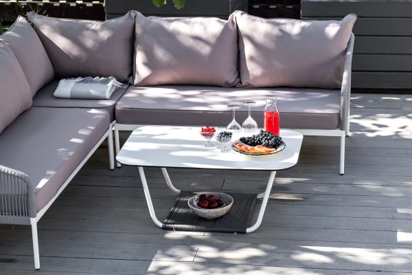 "Канны" модульная угловая лаунж-зона из роупа (веревки), цвет светло-серый — изображение 5