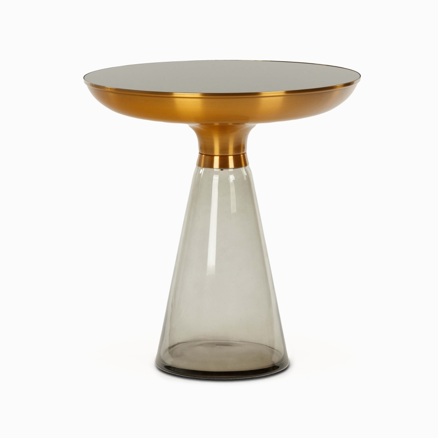 Кофейный столик Vaso glass диаметр 52 Кофейный столик Vaso glass диаметр 52