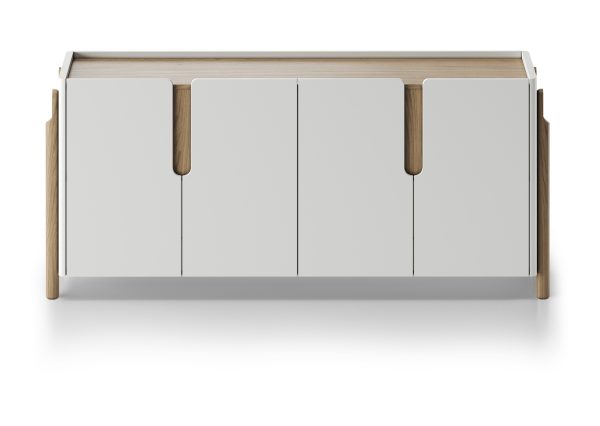 Комод Basic 4 двери ширина 180 см (белый) — изображение 2