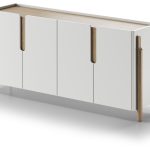 Комод Basic 4 двери ширина 180 см (белый)