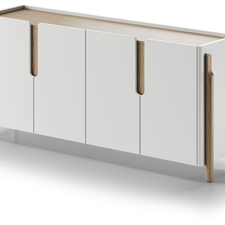 Комод Basic 4 двери ширина 180 см (белый)