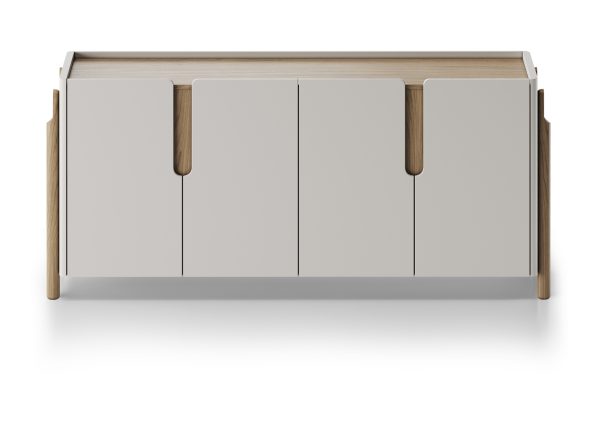 Комод Basic 4 двери ширина 180 см (дымка) — изображение 2