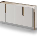 Комод Basic 4 двери ширина 180 см (дымка)