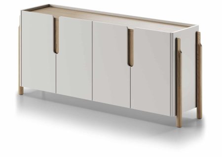 Комод Basic 4 двери ширина 180 см (дымка)