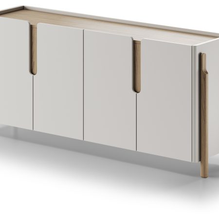 Комод Basic 4 двери ширина 180 см (дымка)