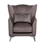 Кресло Siena велюр коричнвый Colt1012-ROSKOR 17 83*82*93см