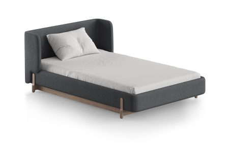 Кровать Basic спальное место 120*200 см (серый