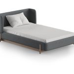 Кровать Basic спальное место 120*200 см (светло-серый