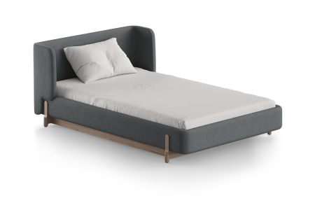 Кровать Basic спальное место 120*200 см (светло-серый