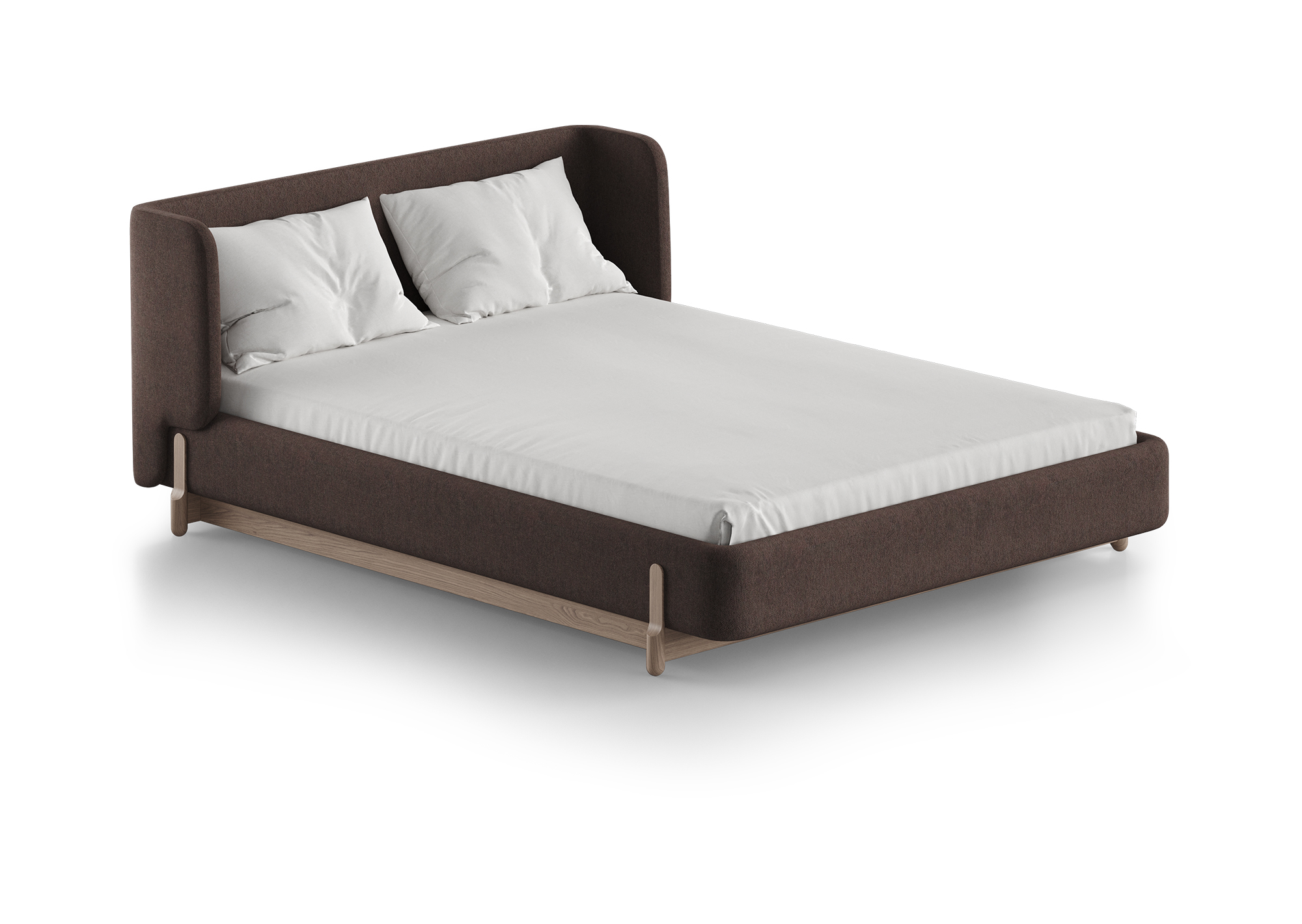 Кровать Basic спальное место 140*200 см (шоколад Кровать Basic спальное место 140*200 см (шоколад