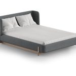 Кровать Basic спальное место 140*200 см (светло-серый