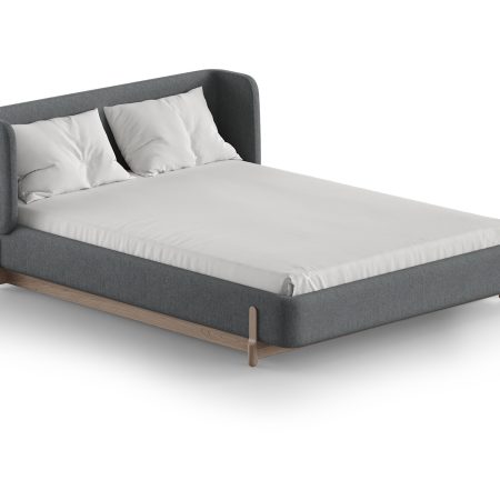 Кровать Basic спальное место 140*200 см (светло-серый