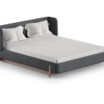 Кровать Basic спальное место 160*200 см (серый