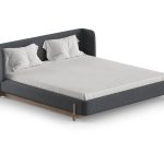 Кровать Basic спальное место 180*200 см (серый