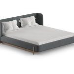 Кровать Basic спальное место 180*200 см (светло-серый